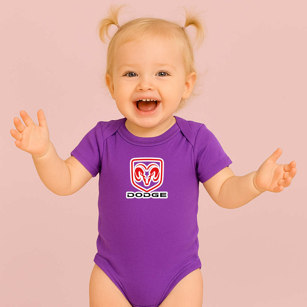 Dodge Car Baby Romper Onesie